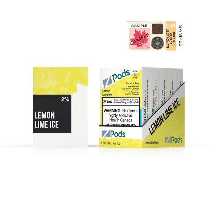 Lemon Lime Ice - Z Pods Special NIC - 20mg - Premium