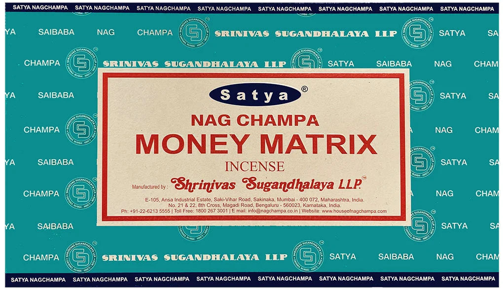 SATYA NAG CHAMPA MONEY MATRIX INCENSE