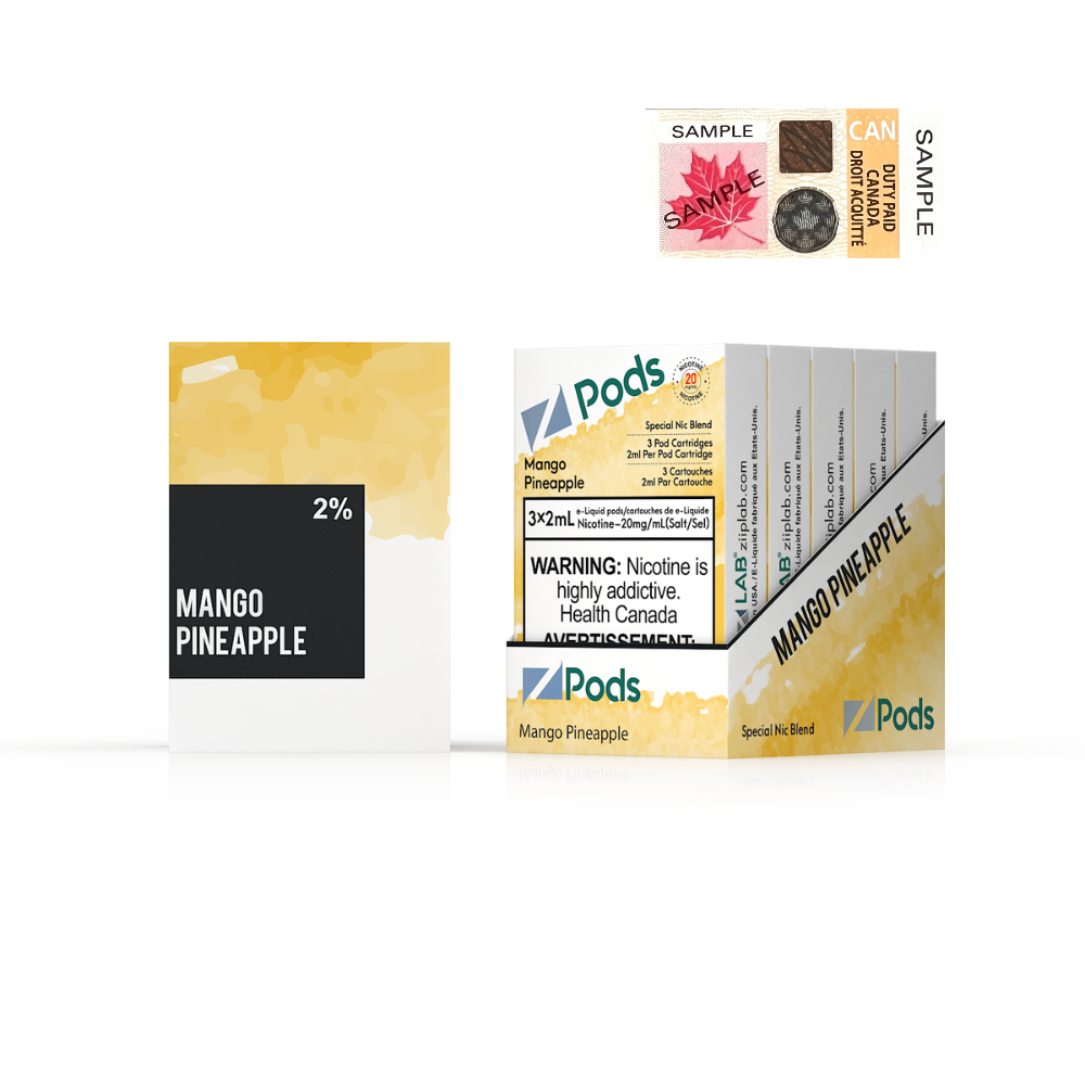 Mango Pineapple - Z Pods Special NIC - 20mg - Premium