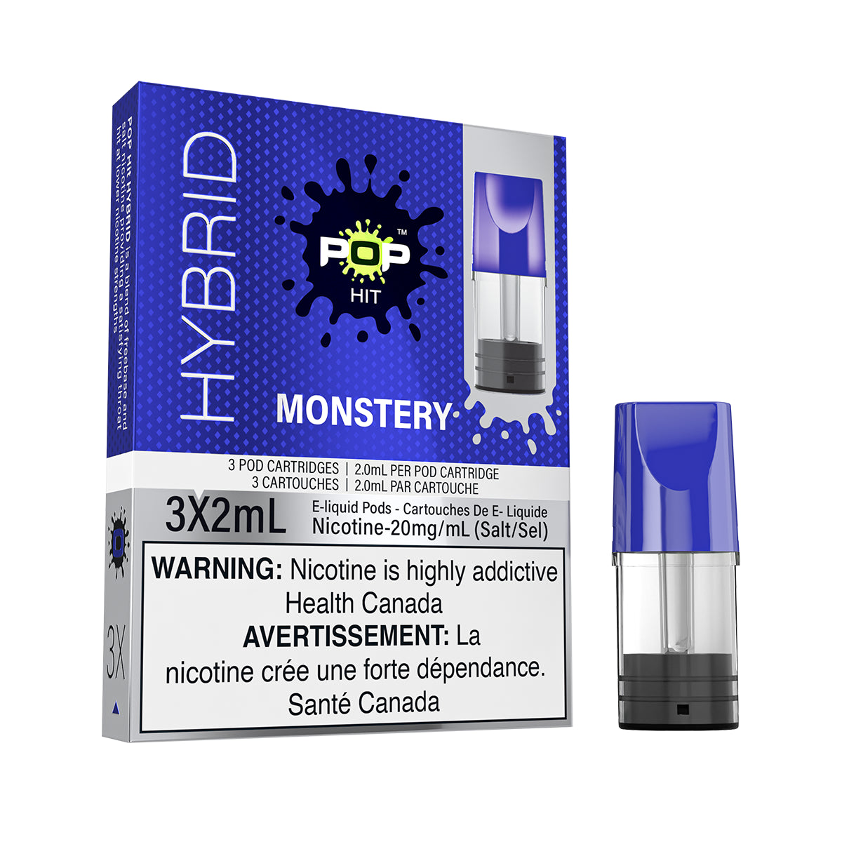 Monstery - Pop Hit Hybrid - 20mg - 5pc/Carton - EXCISED