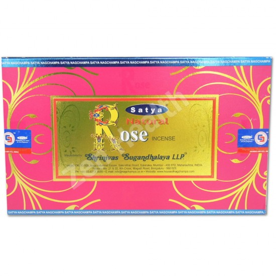 SATYA NATURAL ROSE INCENSE