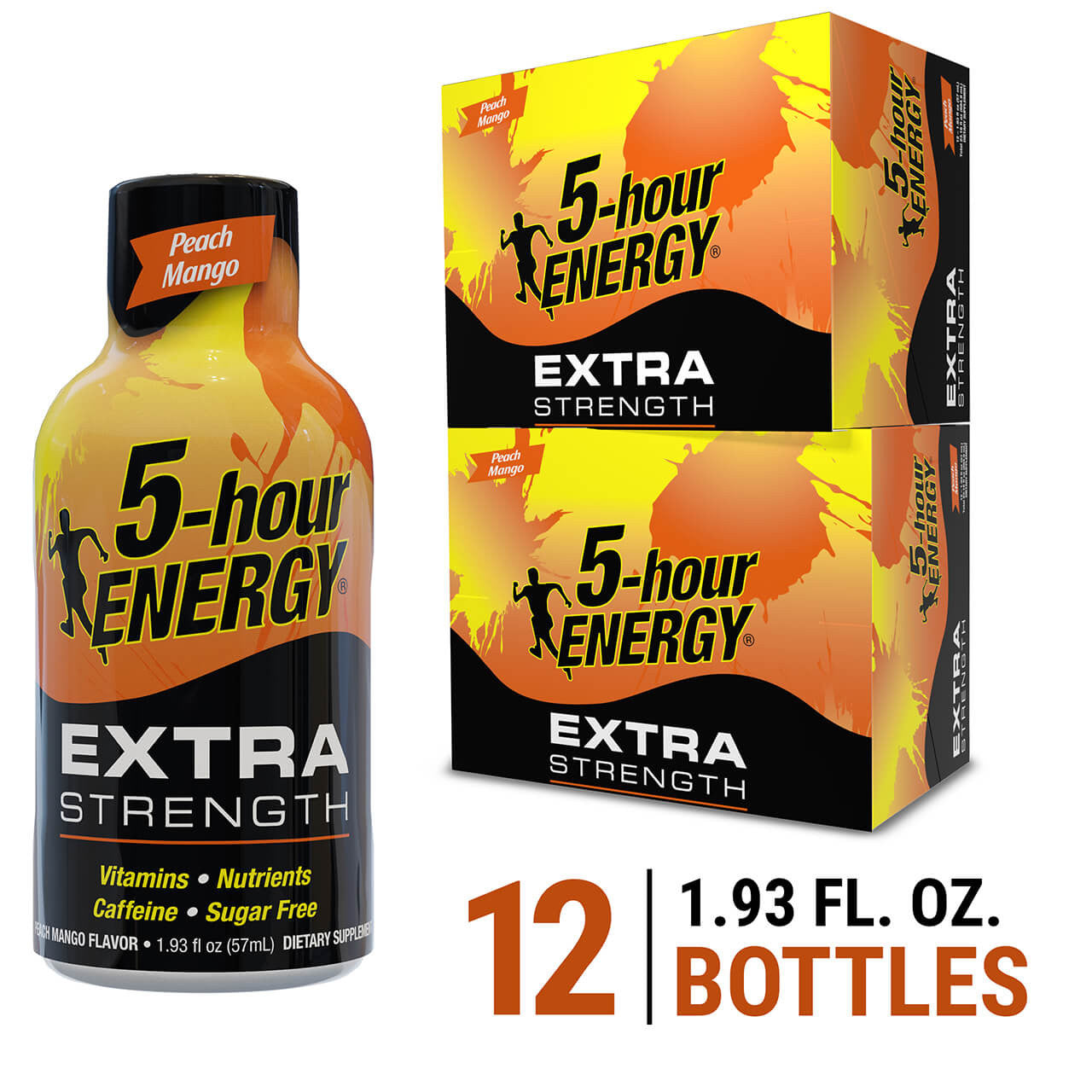 Peach Mango Flavor - Extra Strength 5-hour ENERGY® Shots