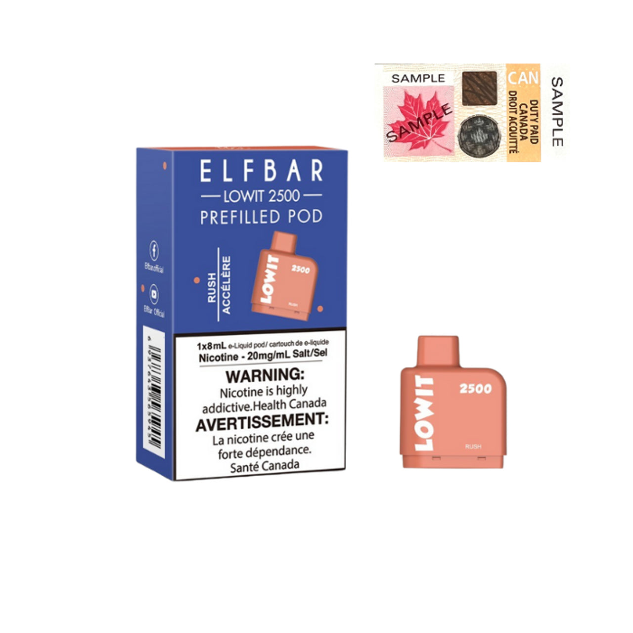 RUSH - Elf Bar Lowit 2500 - 20mg