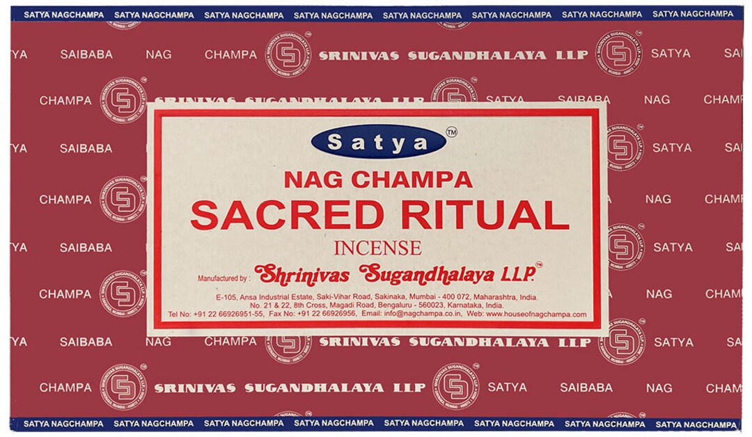 SATYA NAG CHAMPA SACRED RITUAL INCENSE