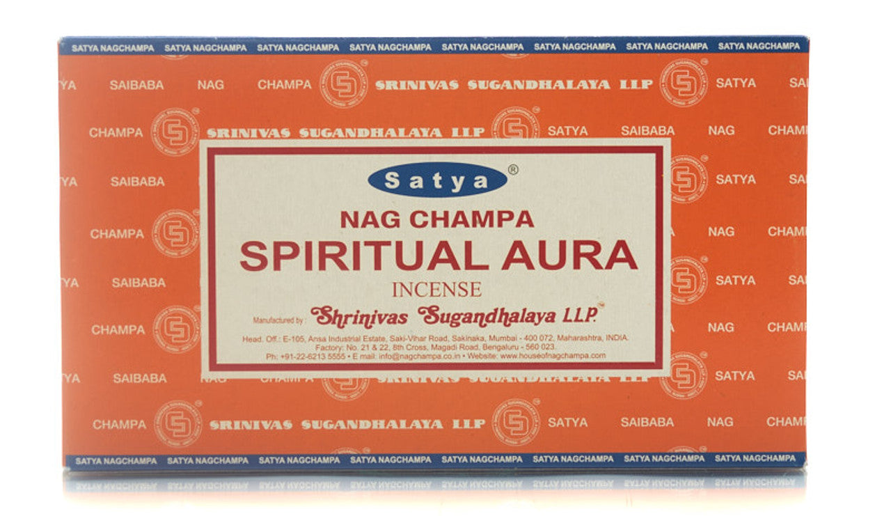 SATYA NAG CHAMPA SPIRITUAL AURA INCENSE