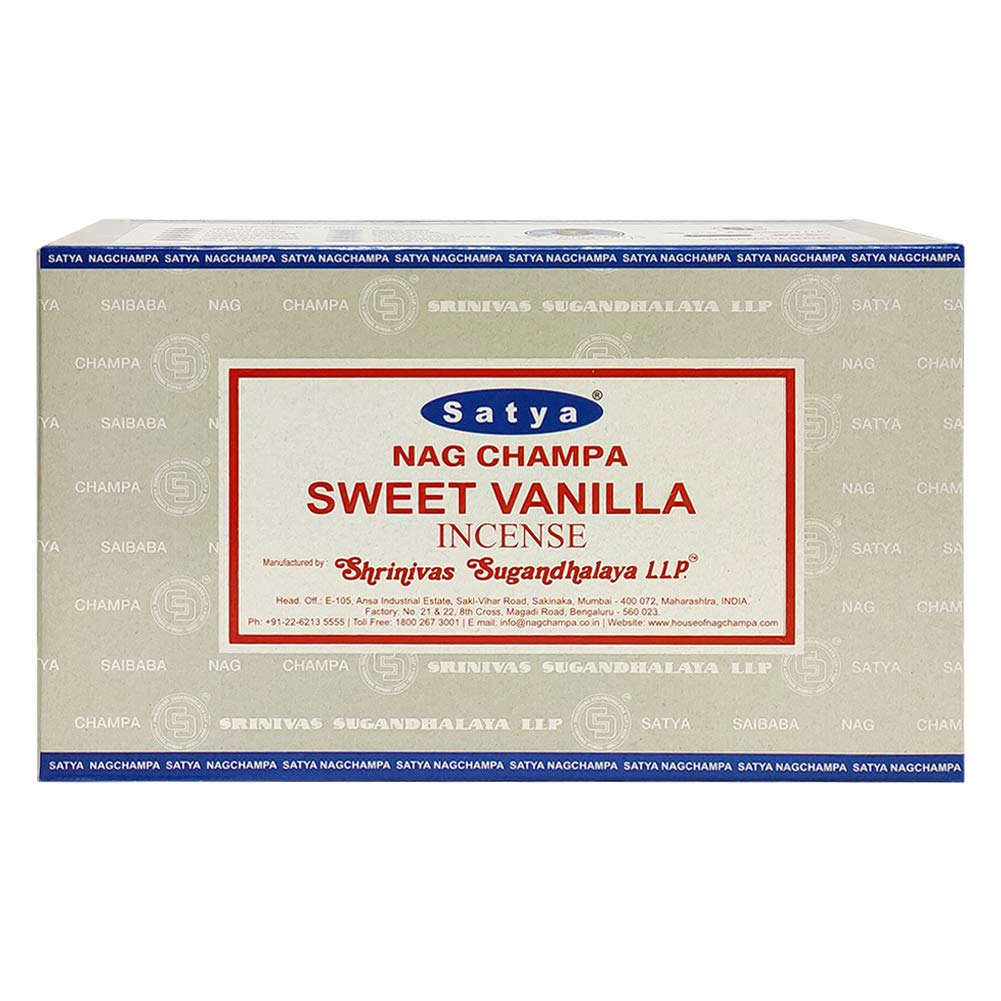 SATYA NAG CHAMPA SWEET VANILLA INCENSE