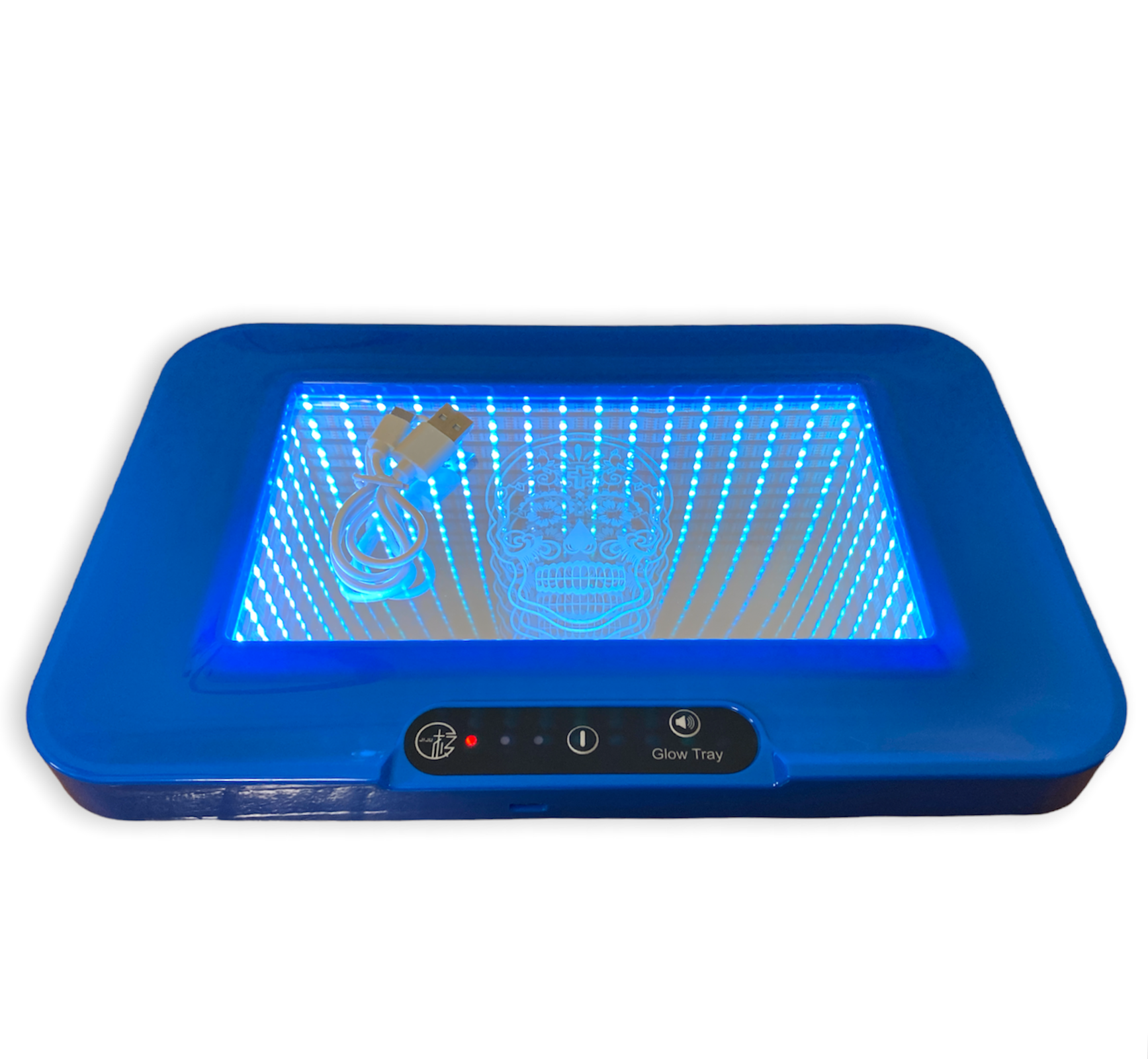 Zmokie 3D LED Mirror Rolling Tray - Infynity Design  -