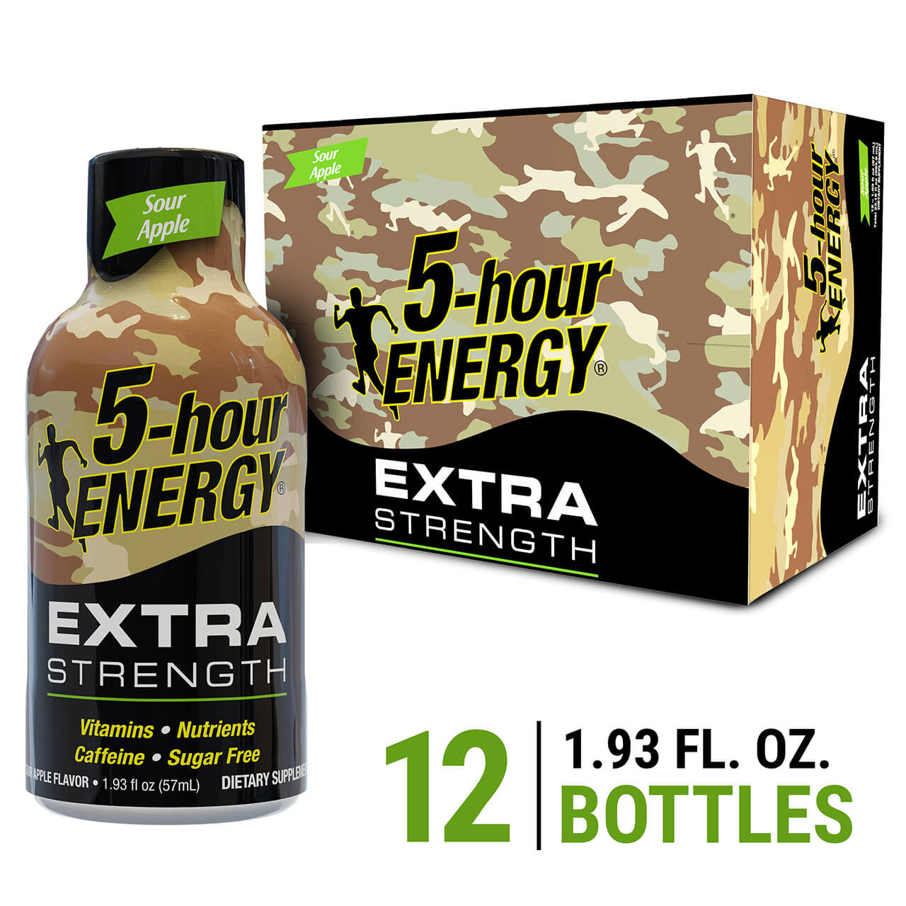 Sour Apple Flavor - Extra Strength 5-hour ENERGY® Shots