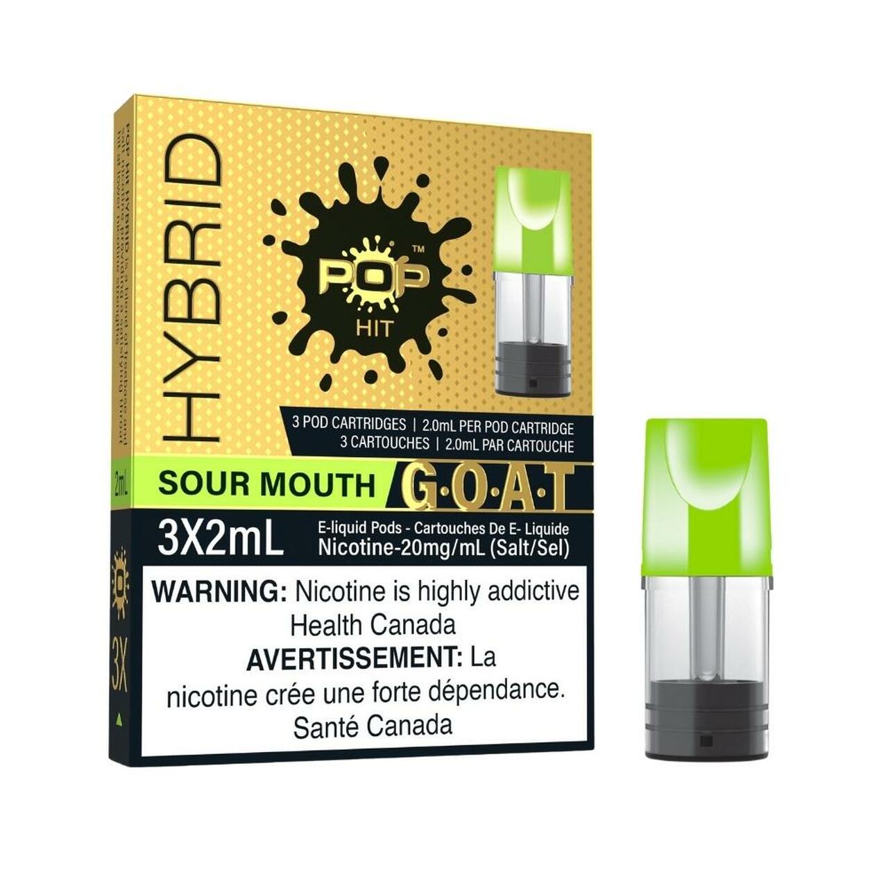 Sting / Sour Mouth (GOAT) - Pop Hit Hybrid - 20mg - 5pc/Carton - EXCISED