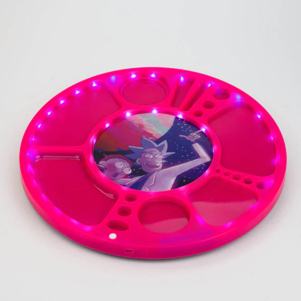 Multi functional 360° - Rotating Led Spinning - Rolling Tray (Assorted)