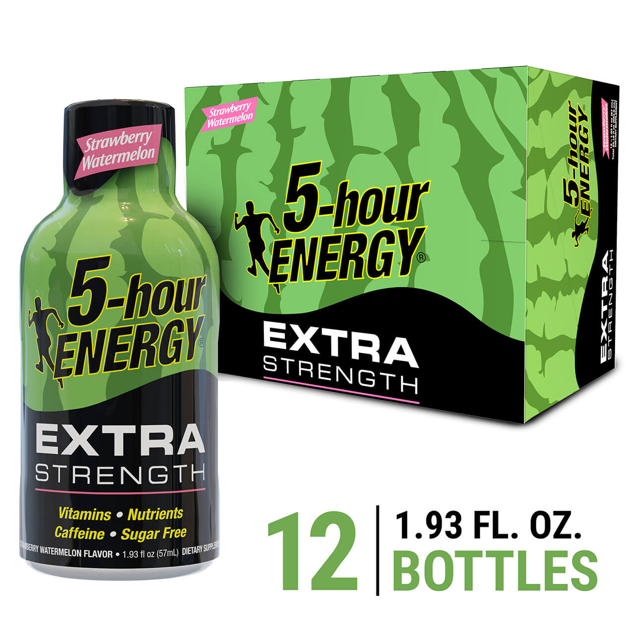 Strawberry Watermelon Flavor - Extra Strength 5-hour ENERGY® Shots