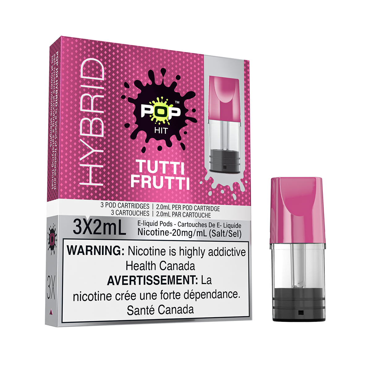 Tutti Frutti - Pop Hit Hybrid - 20mg - 5pc/Carton - EXCISED