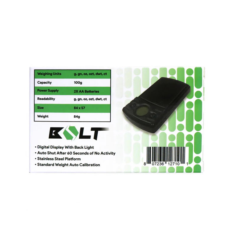 Bolt Digital Pocket Scale, 100g x 0.01g