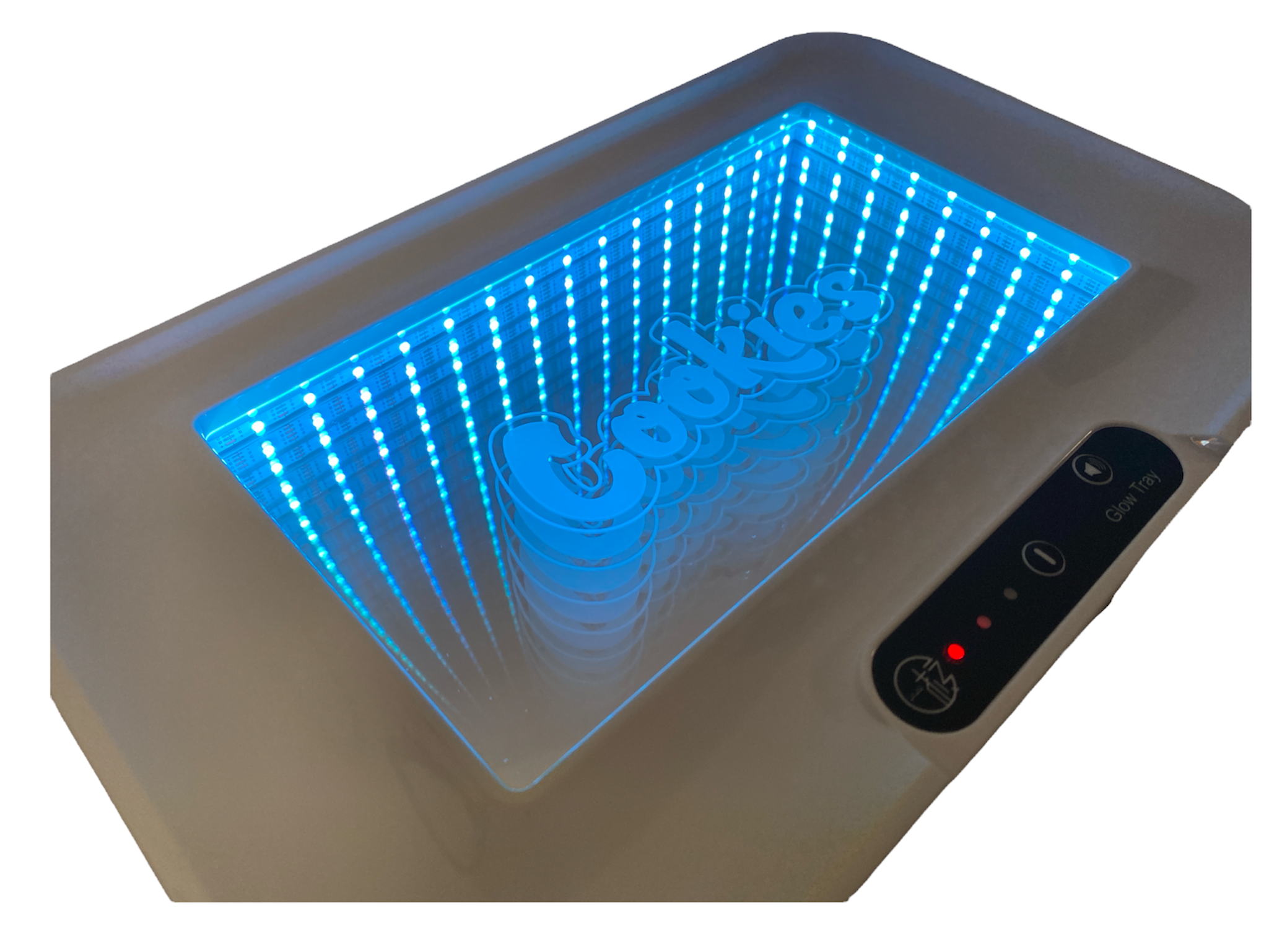 Zmokie 3D LED Mirror Rolling Tray - Infynity Design  -