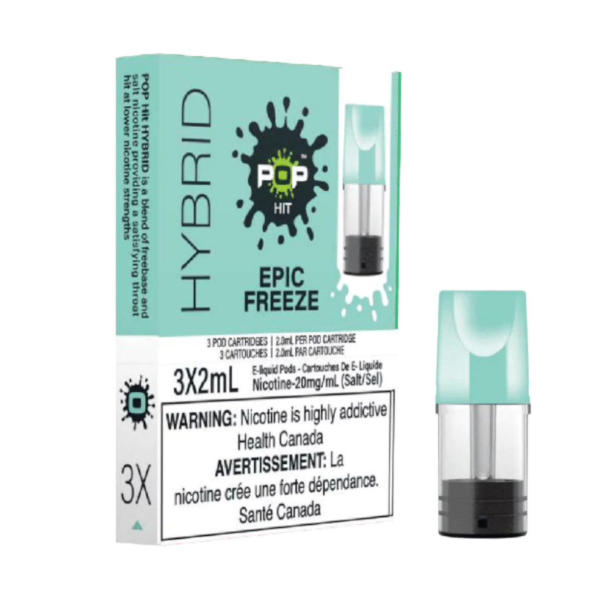 Epic Freeze - Pop Hit Hybrid - 20mg - 5pc/Carton - EXCISED
