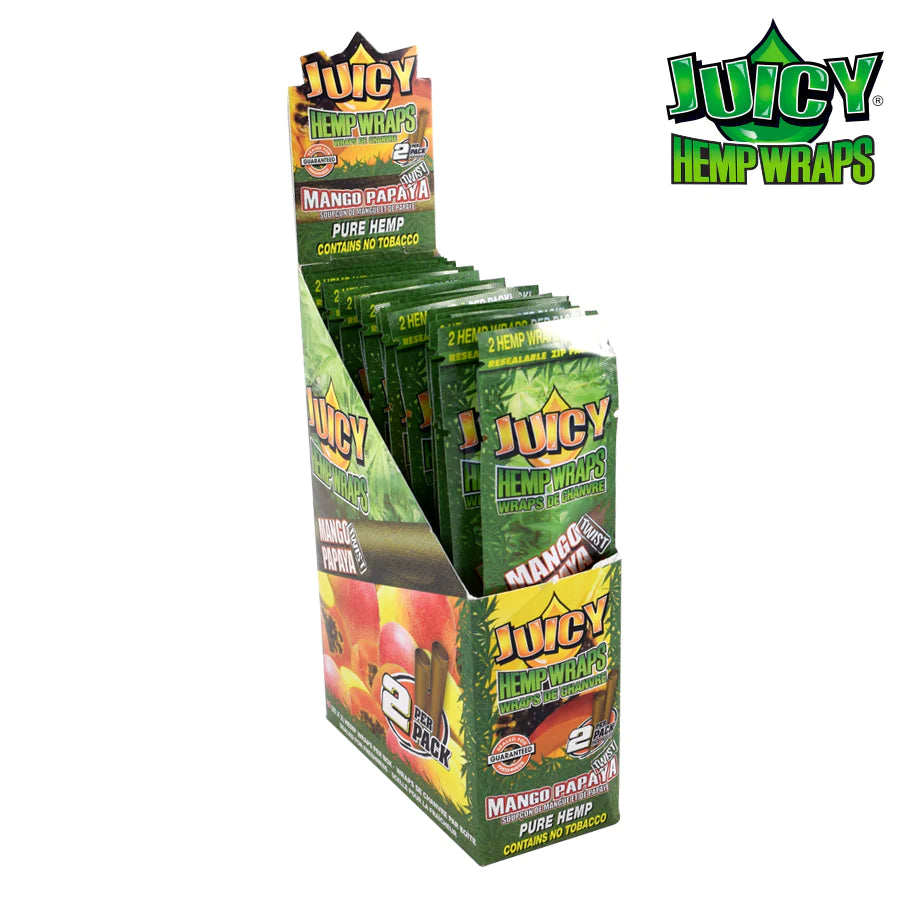 JUICY JAY HEMP WRAPS - MANGO PAPAYA