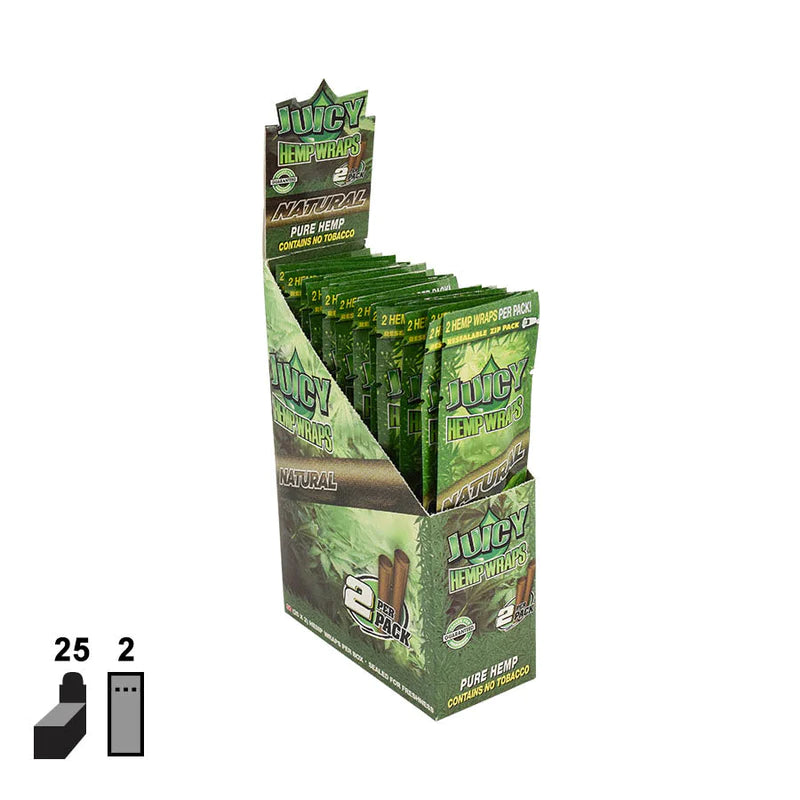 JUICY JAY HEMP WRAPS - NATURAL