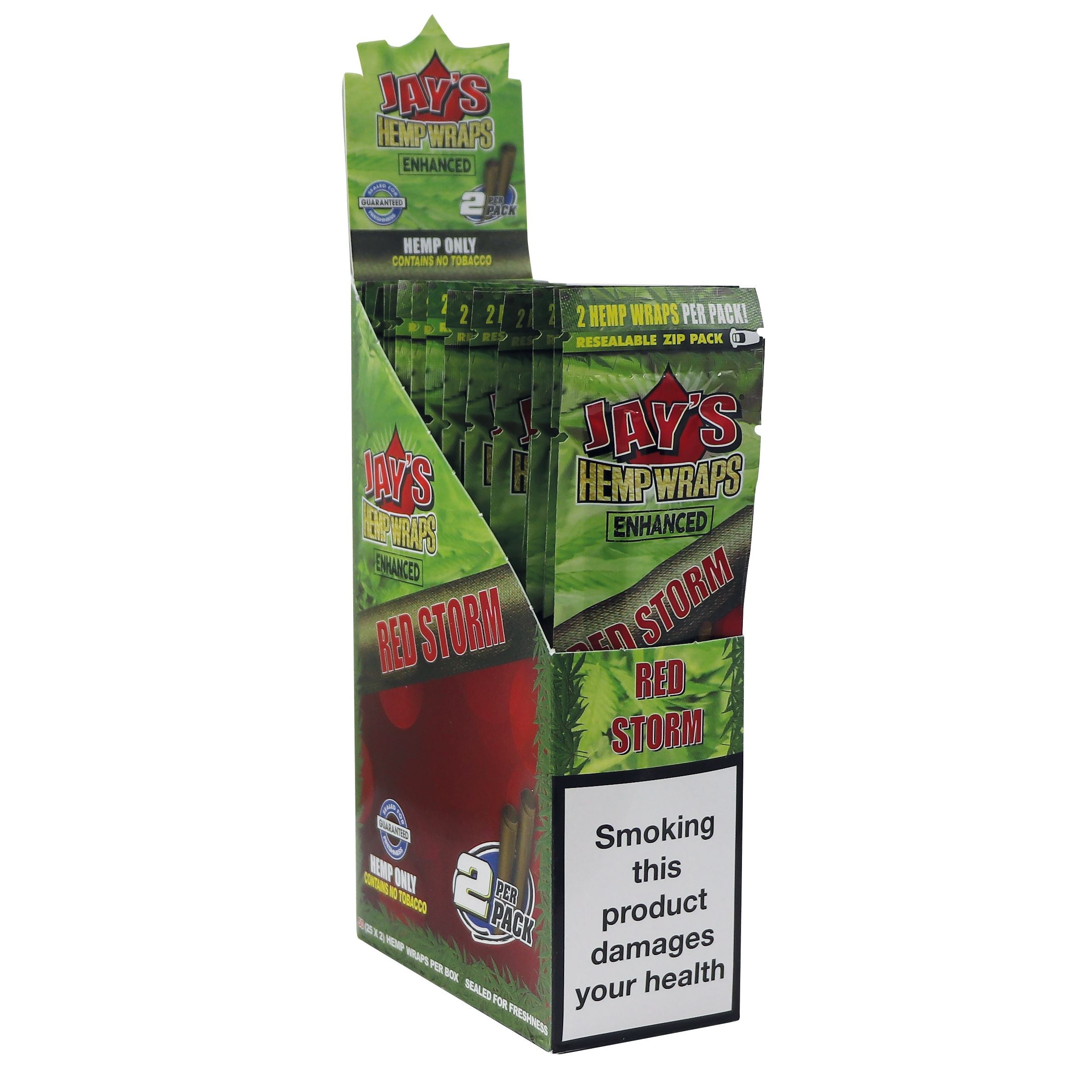 JUICY JAY HEMP WRAPS - RED STORM