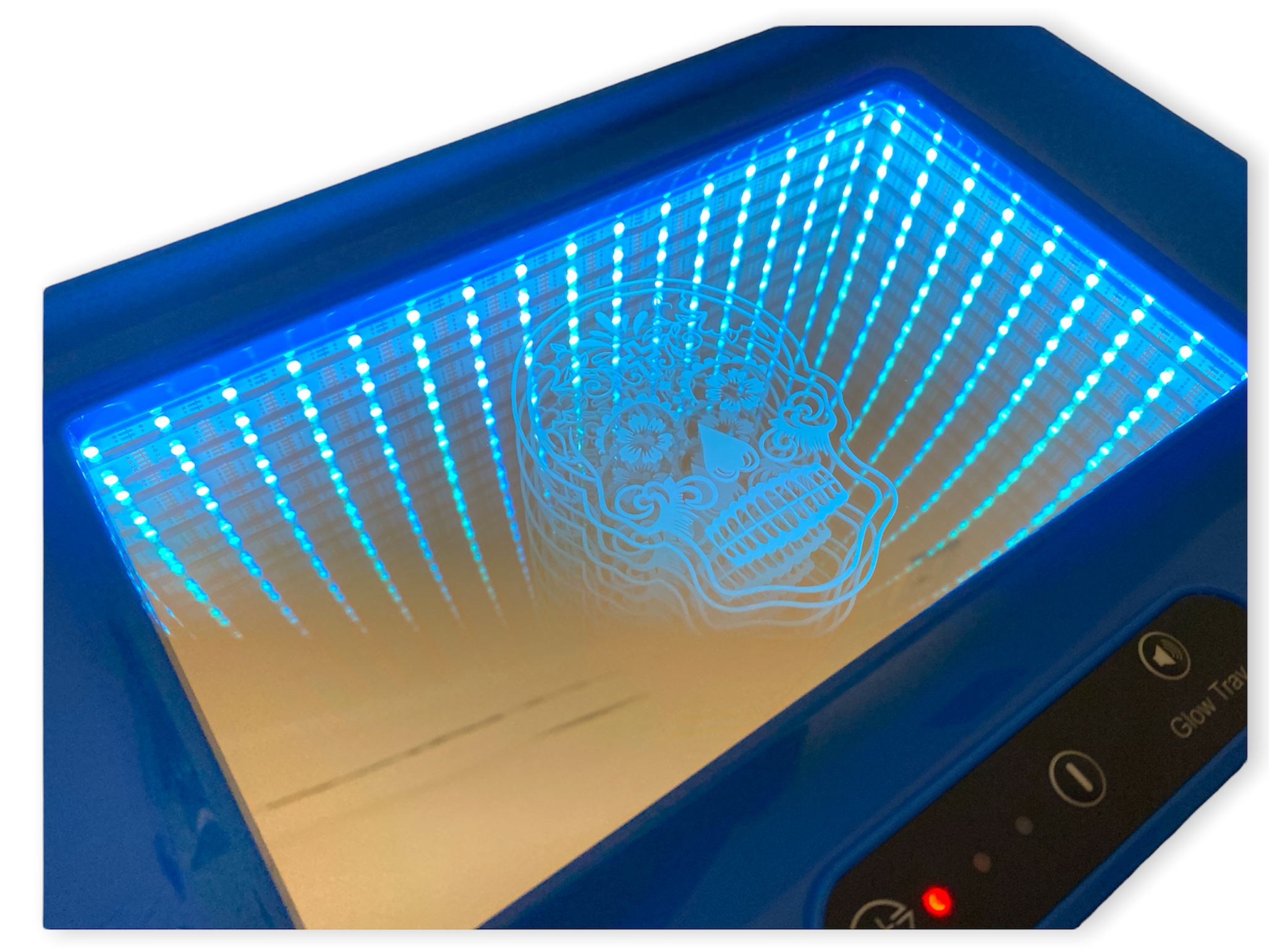 Zmokie 3D LED Mirror Rolling Tray - Infynity Design  -