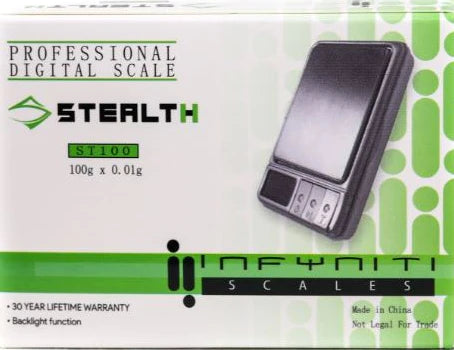 Stealth II Digital Pocket Scale, 100G X 0.01G