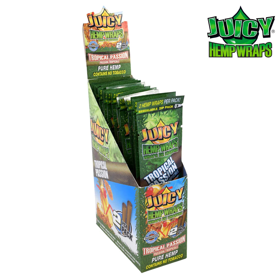 JUICY JAY HEMP WRAPS - TROPICAL PASSION