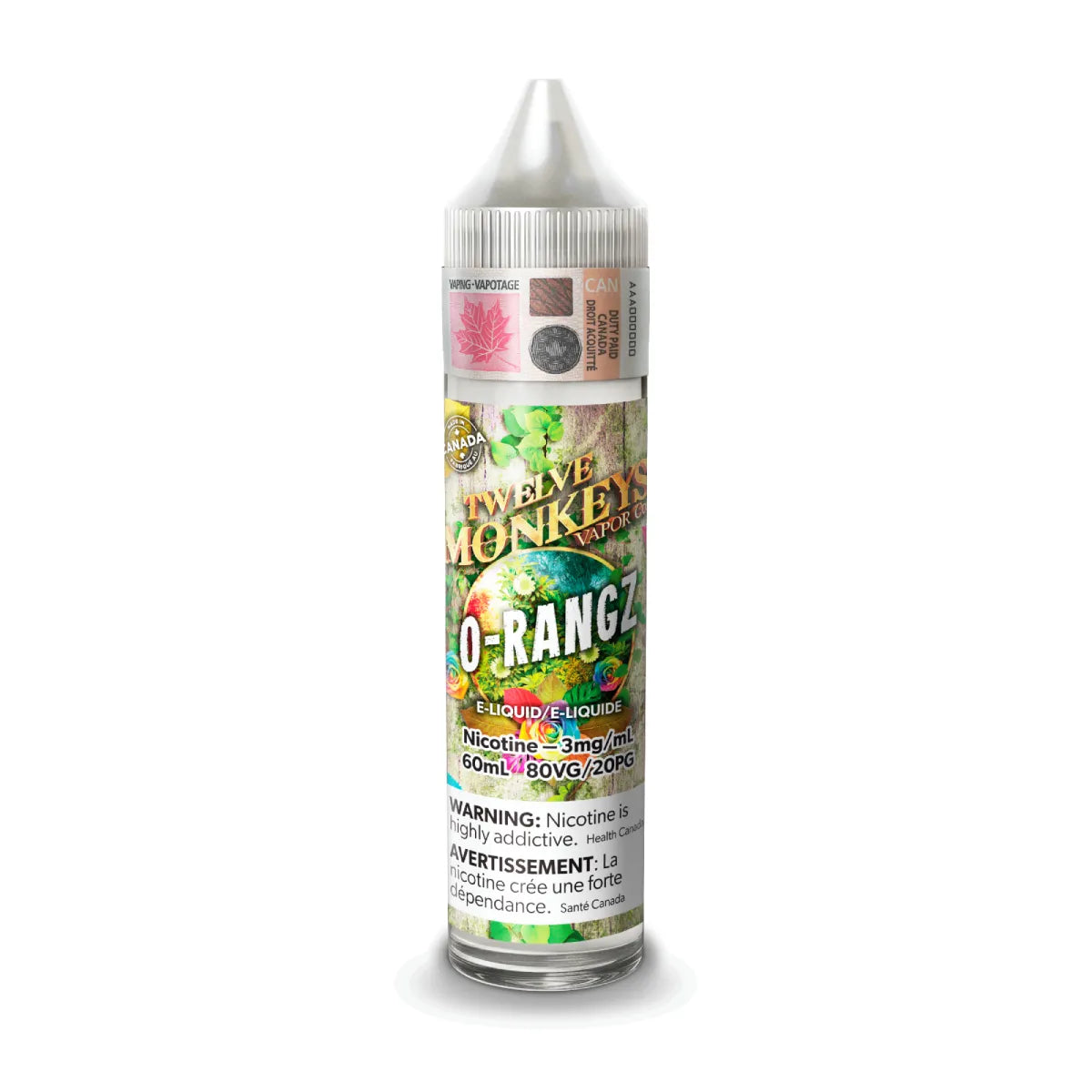 Twelve Monkeys - O-RANG'Z (60mL)