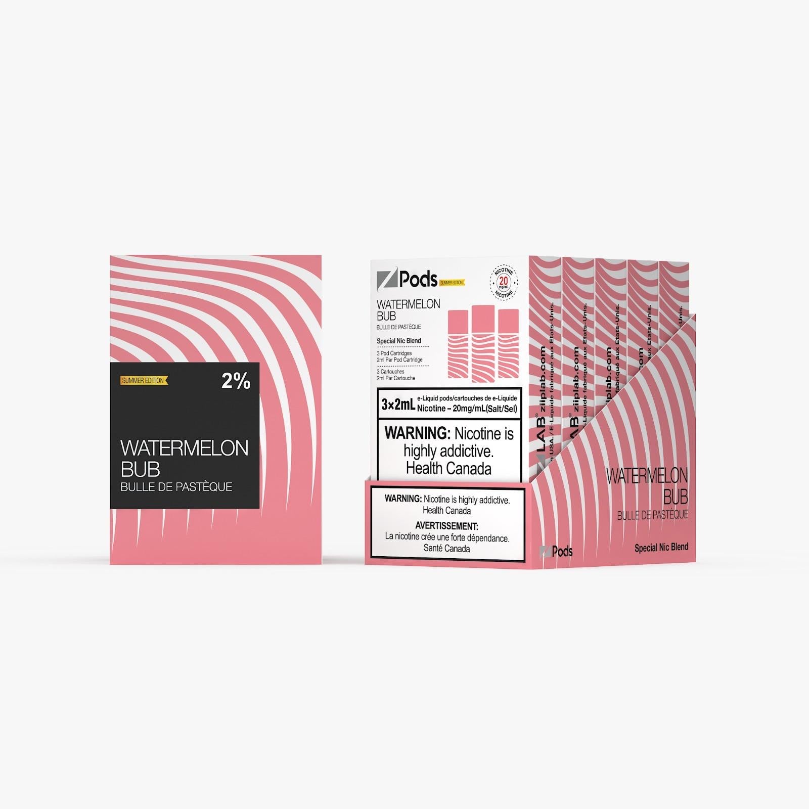 Watermelon Bub - Z Pods Special NIC - 20mg (Summer Edition) - [ON]