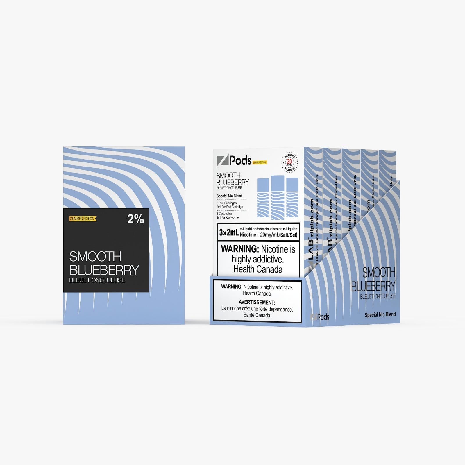 Smooth Blueberry - Z Pods Special NIC - 20mg (Summer Edition) - [ON]
