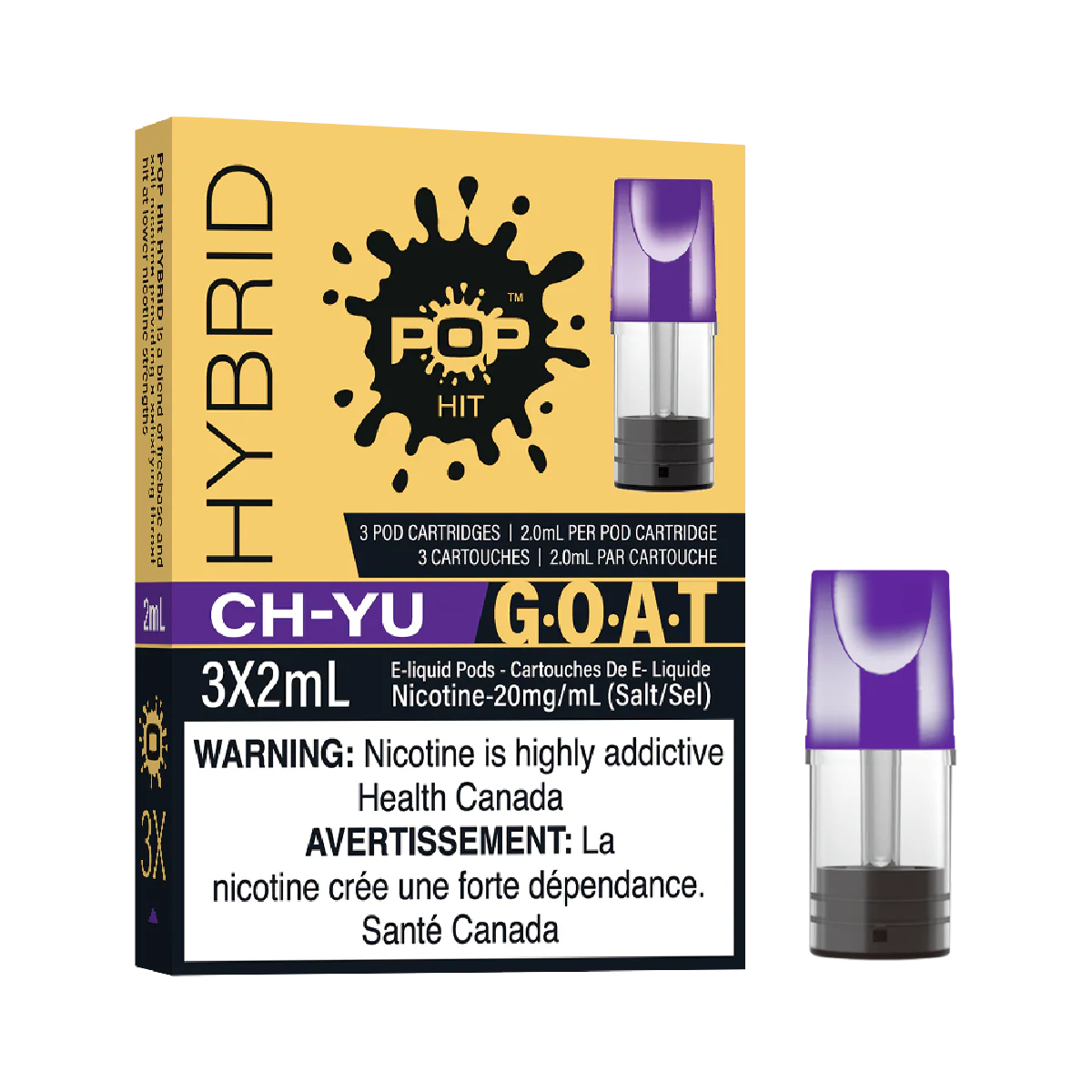 CHEW - Pop Hit Hybrid - 20mg - 5pc/Carton - [FED]