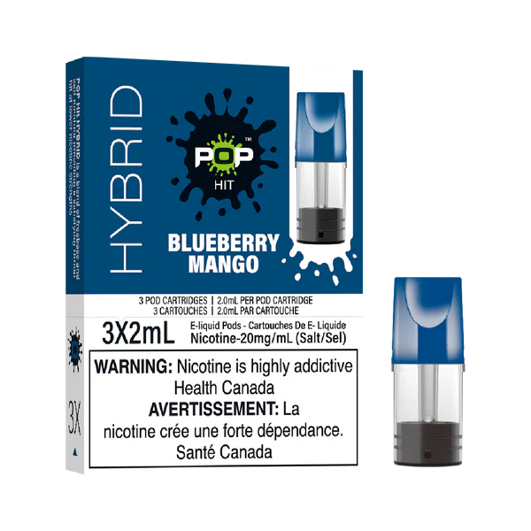 BLUEBERRY MANGO - Pop Hit Hybrid - 20mg - 5pc/Carton - [FED]