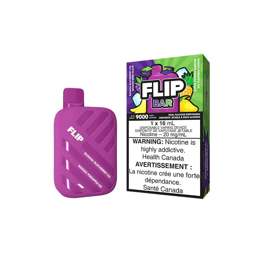 BANANA BLACKBERRY ICE & MANGO PINEAPPLE ICE - FLIP BAR 9000 - 5ct