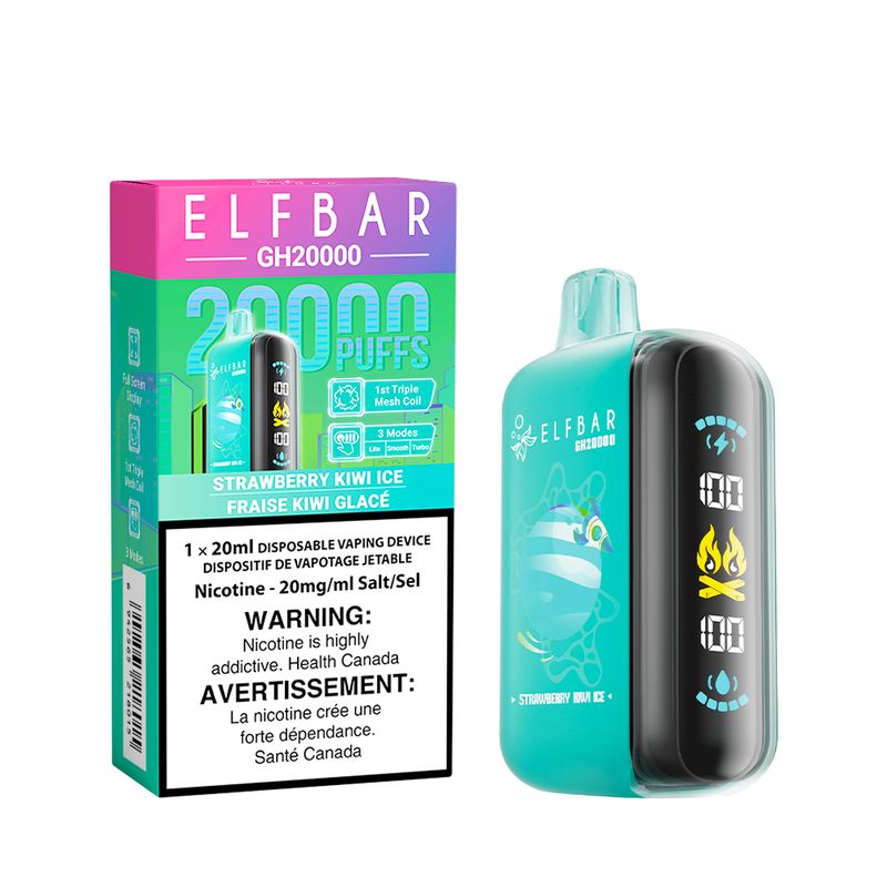 Strawberry Kiwi Ice - ELF Bar GH20K - 5ct