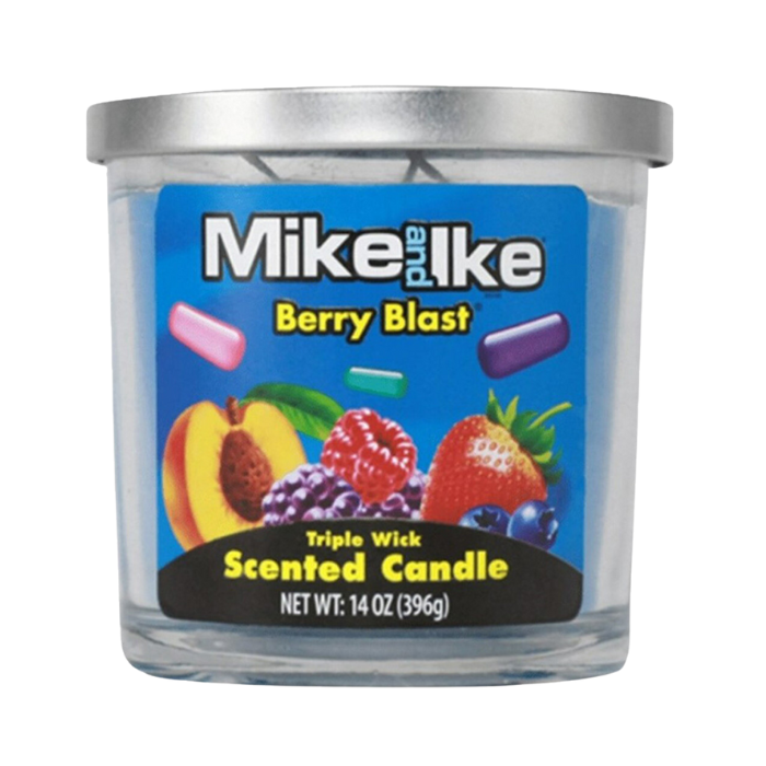 Mike and Ike Berry Blast - 3 Wick Scented Candle - 14oz