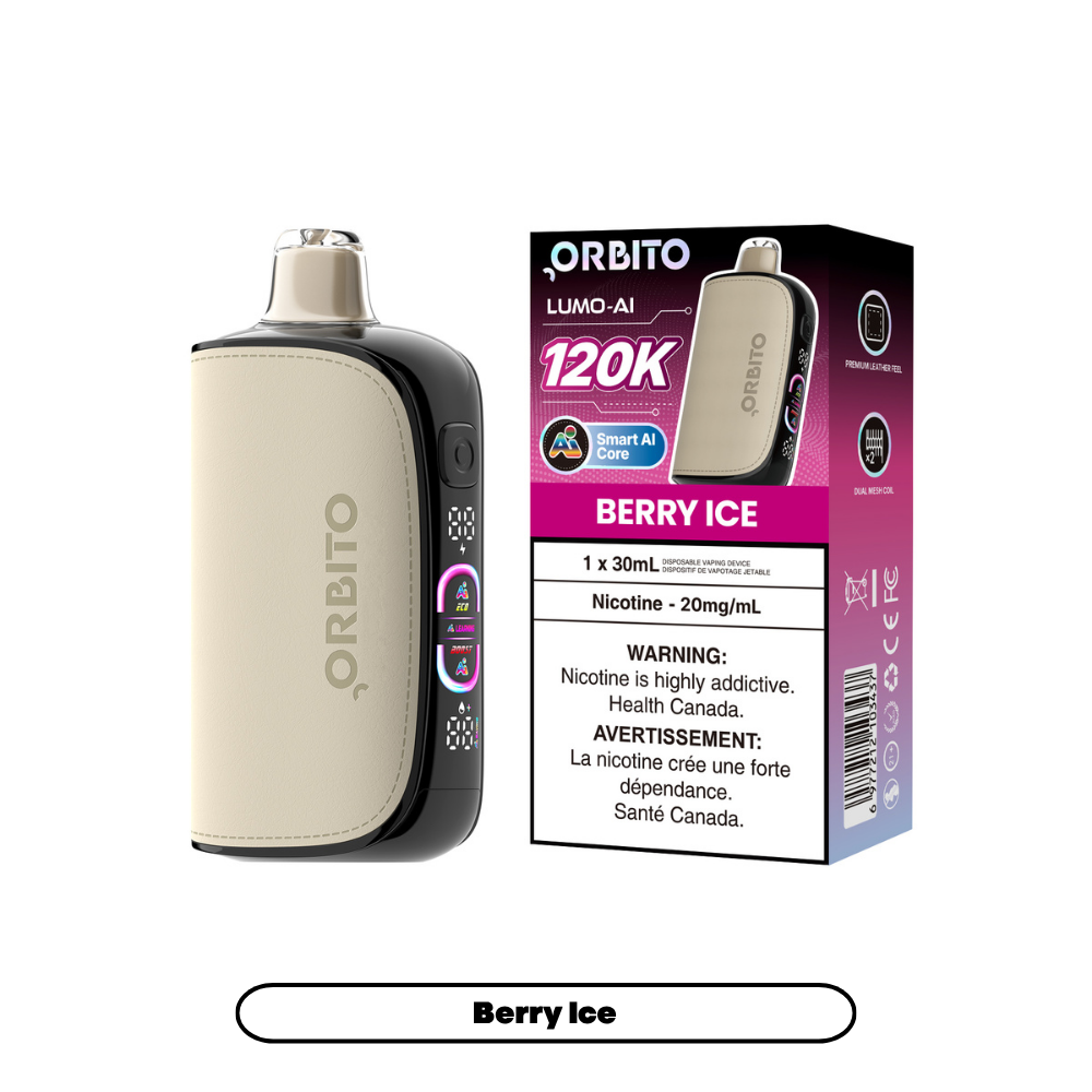BERRY ICE - Orbito Lumo AI 120K - 20mg - 4pc/box - [ON]