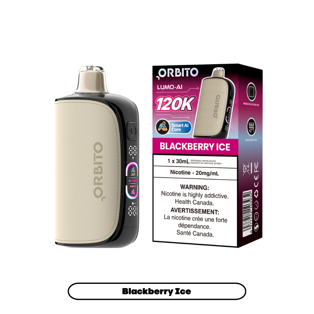 BLACKBERRY ICE - Orbito Lumo AI 120K - 20mg - 4pc/box - [ON]