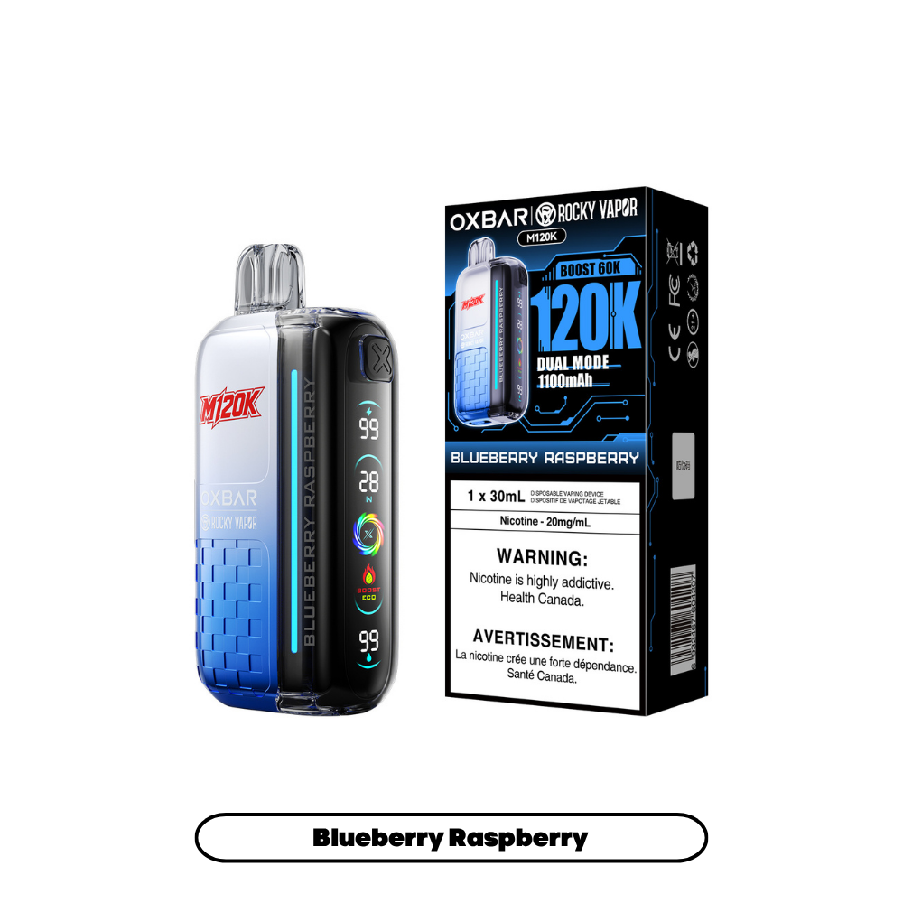 BLUEBERRY RASPBERRY - OXBAR M120K - 20mg - 4pc/box - [ON]
