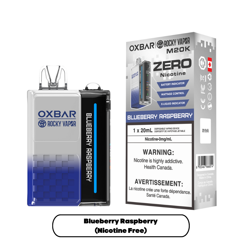 Blueberry Raspberry - OXBAR M20K - Nicotine Free - 5pc/box - [ON]