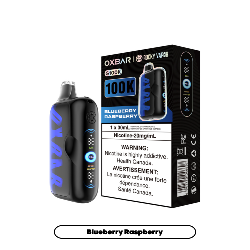 BLUEBERRY RASPBERRY - OXBAR G100K - 20mg - 4pc/box - [ON]