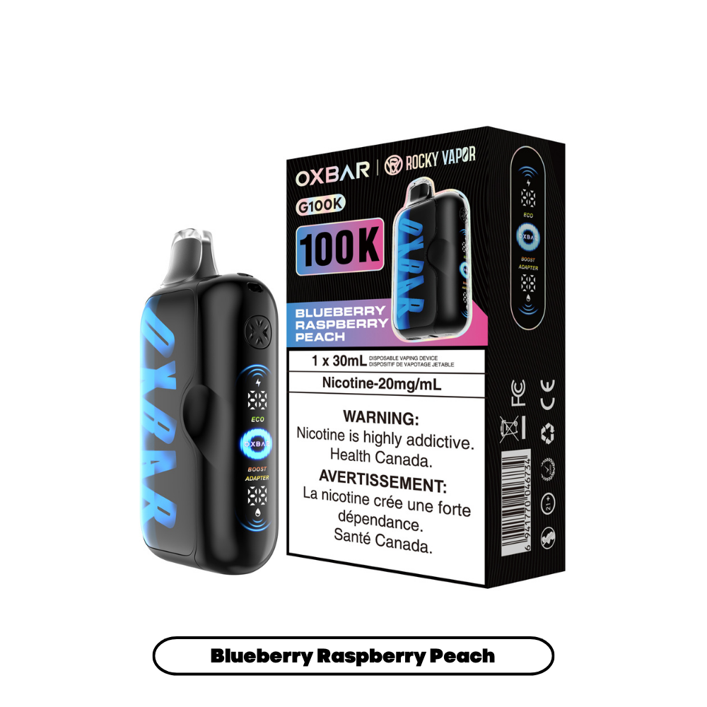 BLUEBERRY RASPBERRY PEACH - OXBAR G100K - 20mg - 4pc/box - [ON]