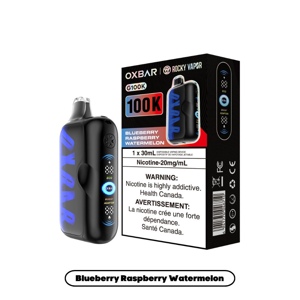 BLUEBERRY RASPBERRY WATERMELON - OXBAR G100K - 20mg - 4pc/box - [ON]