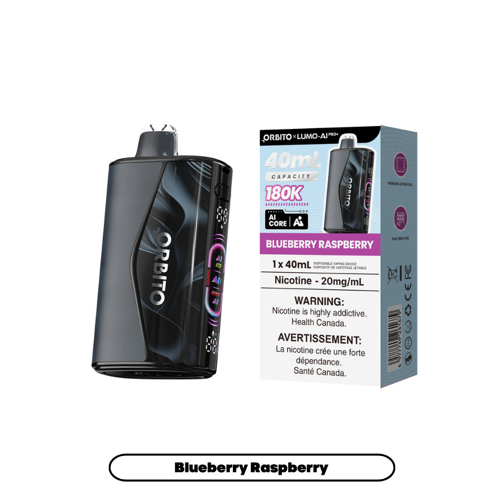 Blueberry Raspberry - Orbito Lumo AI Pro+ 180K - 20mg - 4pc/box - [ON]