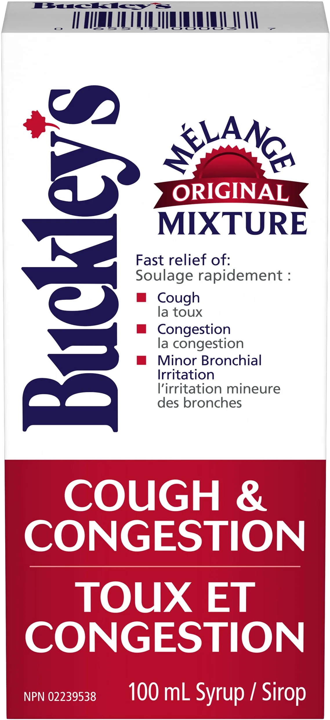 Buckley's Cough & Congestion Original Mixture Syrup 100mL