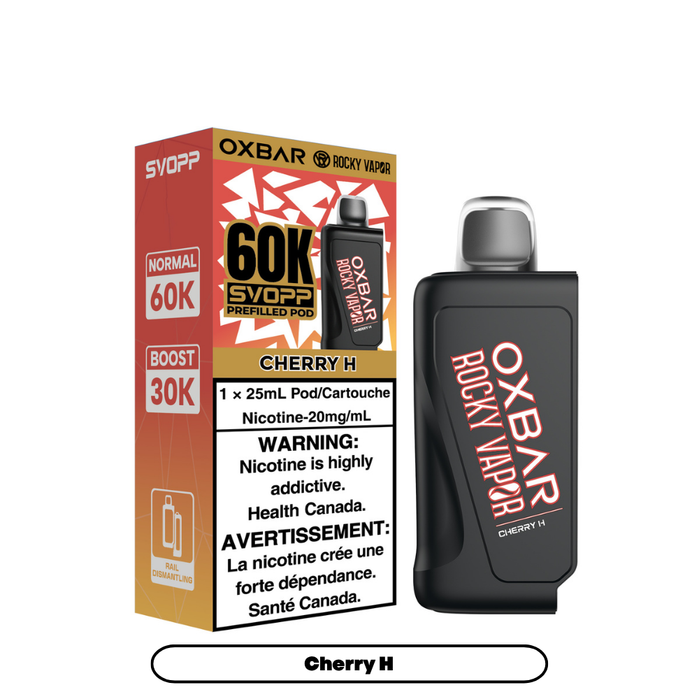 Cherry H - SVOPP Rocky Vapor Oxbar 60K - 4/pk [ON]