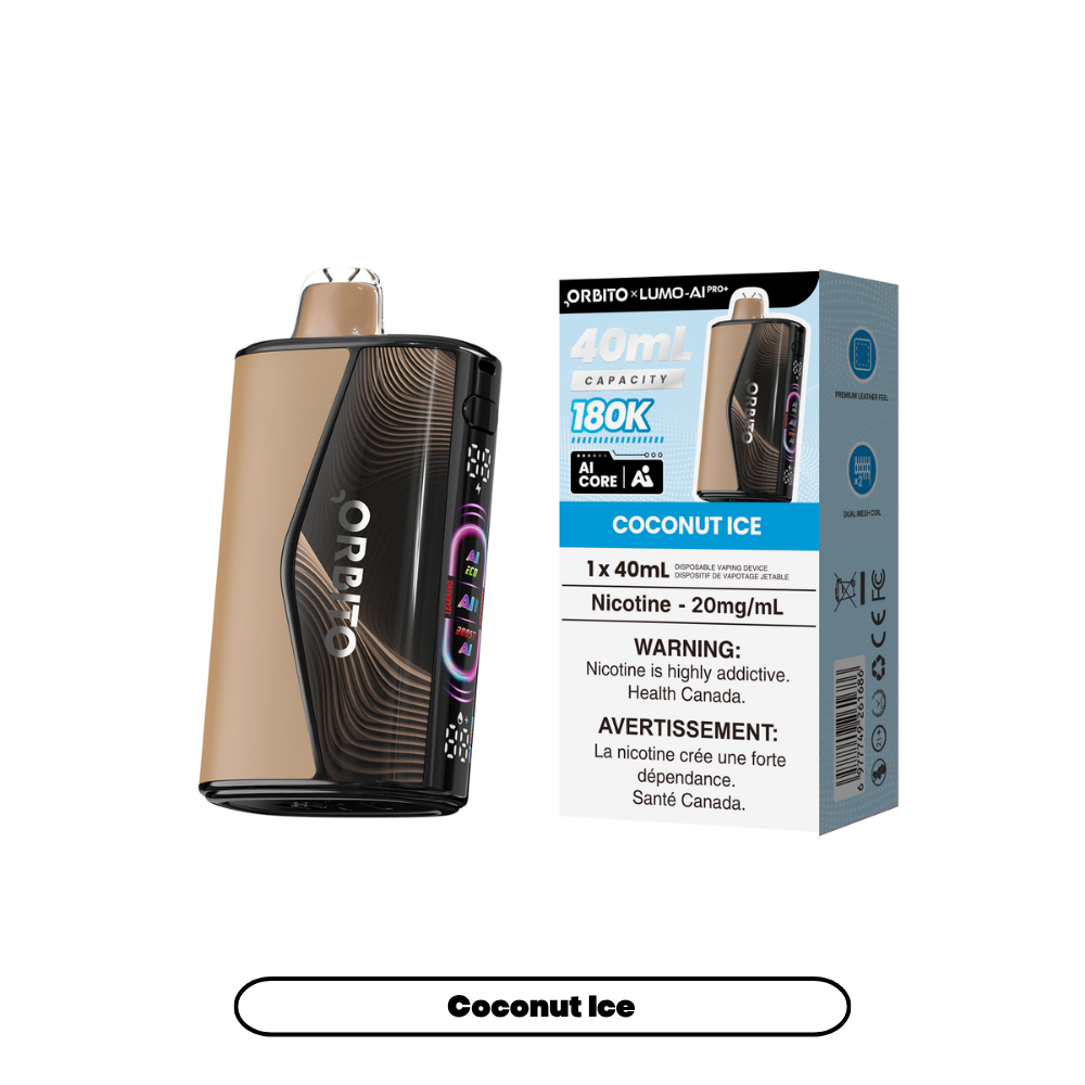 Coconut Ice - Orbito Lumo AI Pro+ 180K - 20mg - 4pc/box - [ON]