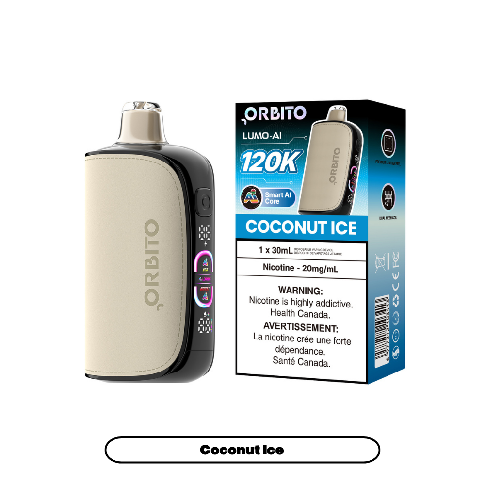COCONUT ICE - Orbito Lumo AI 120K - 20mg - 4pc/box - [ON]