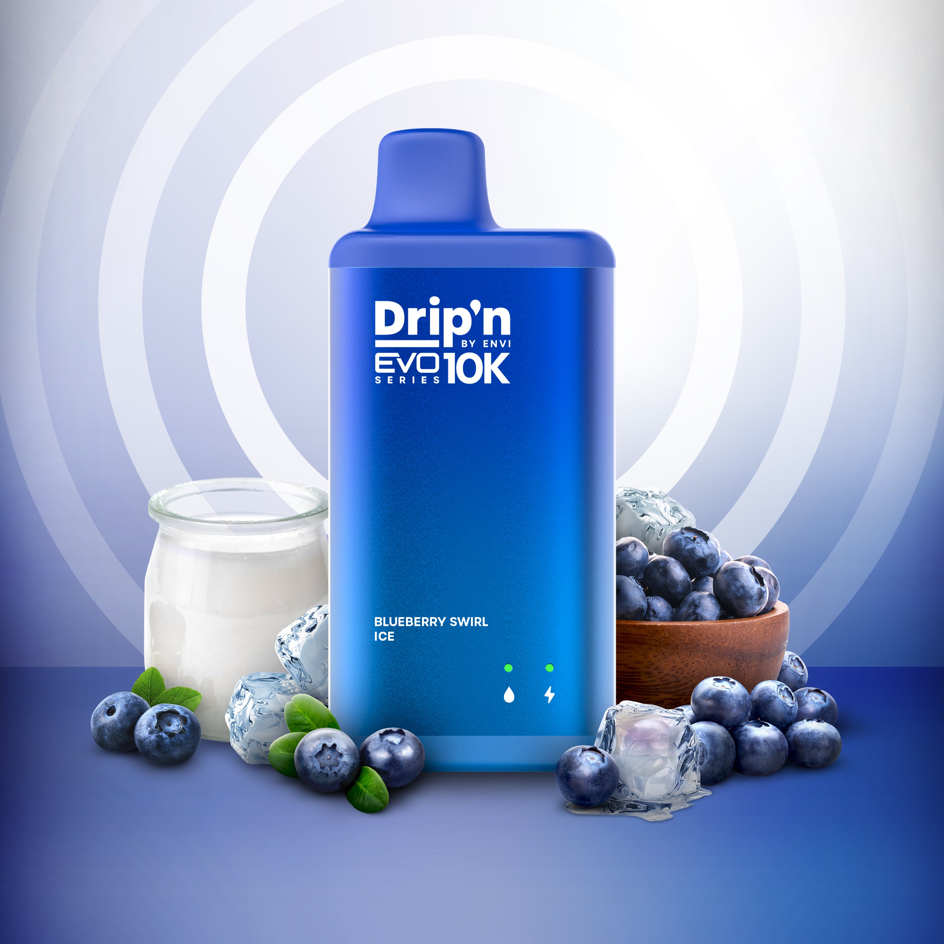 Blueberry Swirl Ice - Drip'n by Envi EVO 10K - 5pc/Carton