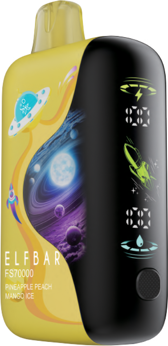 PINEAPPLE PEACH MANGO ICE - Elf Bar FS70K Disposable Vape - 4ct - [ON]