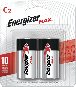 Energizer Max Alkaline Batteries C 2ct