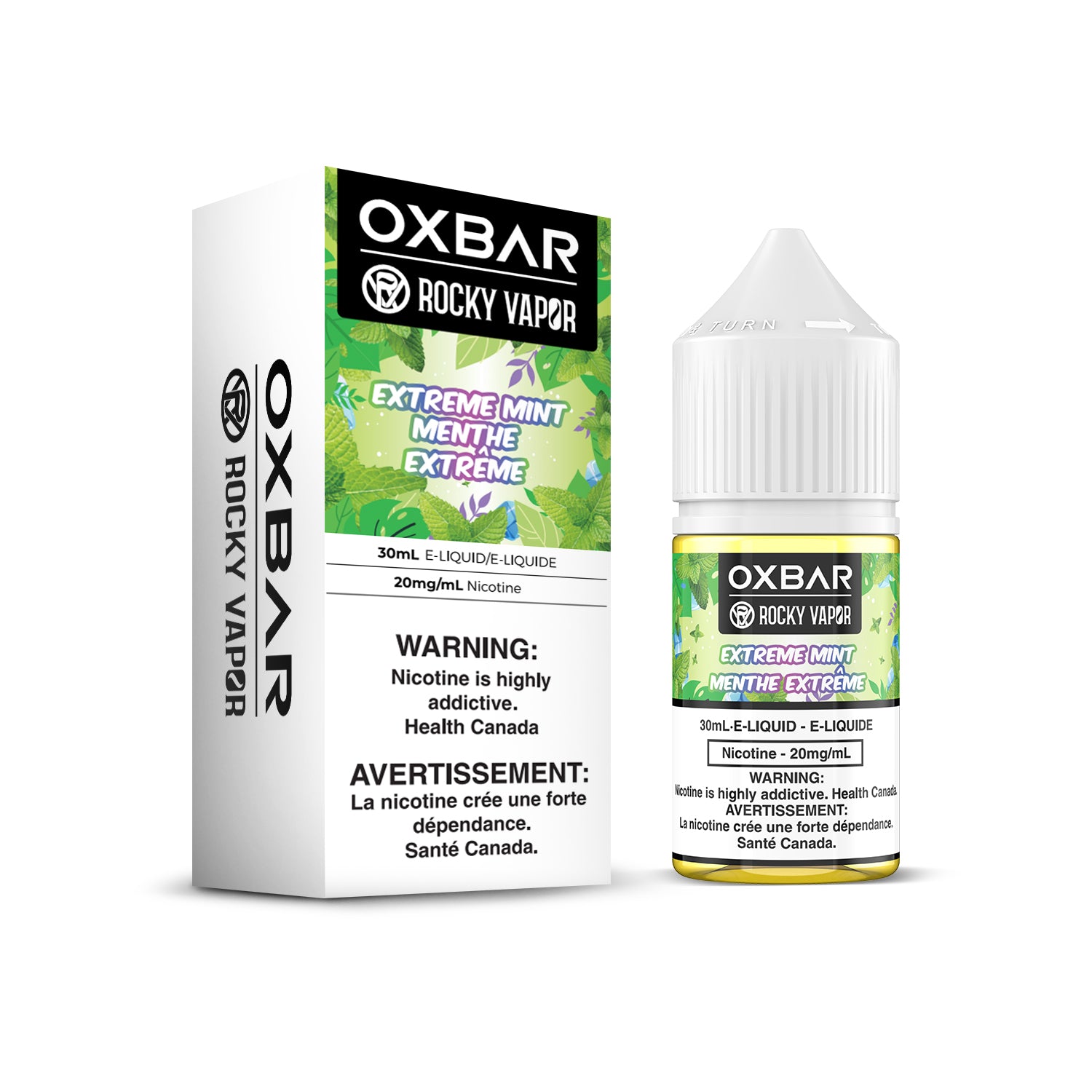 EXTREME MINT - Rocky Vapor Oxbar E-Liquids - 30ml