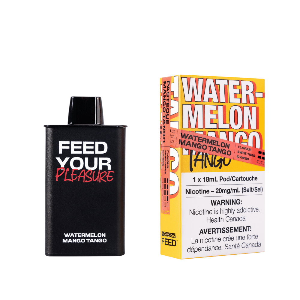 WATERMELON MANGO TANGO - FEED 9000 Puffs Pre Filled Pods - 3ct